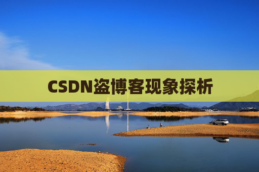 CSDN盗博客现象探析 CSDN盗博客现象探析